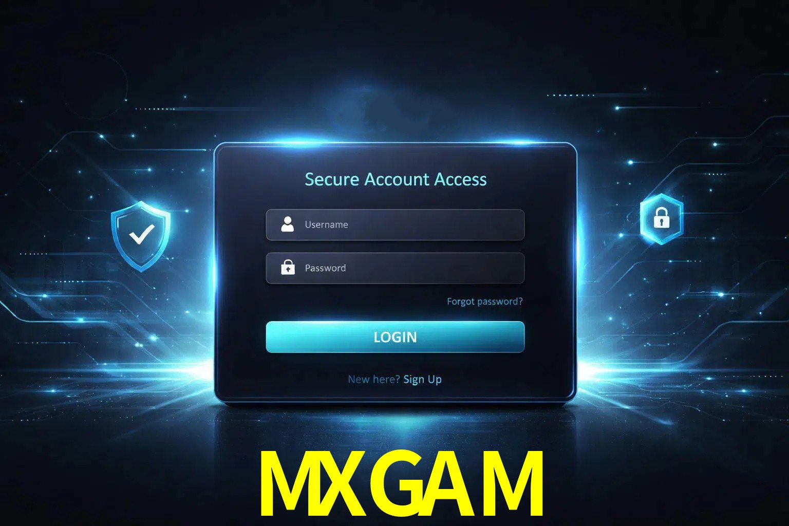 Pantalla de inicio de sesión de cuenta MXGAM para usuarios en México